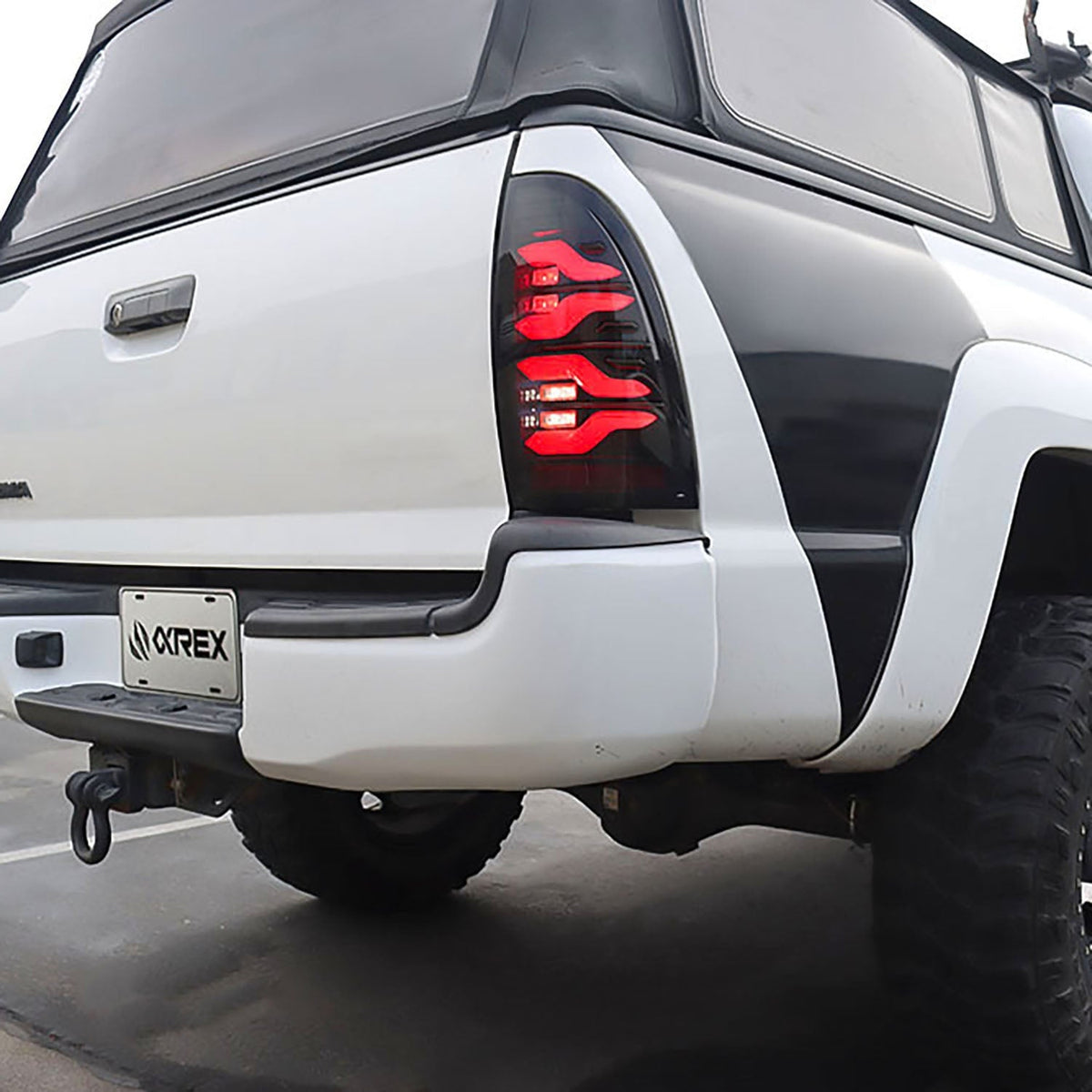 AlphaRex 05-15 Toyota Tacoma LUXX-Series LED Tail Lights Black