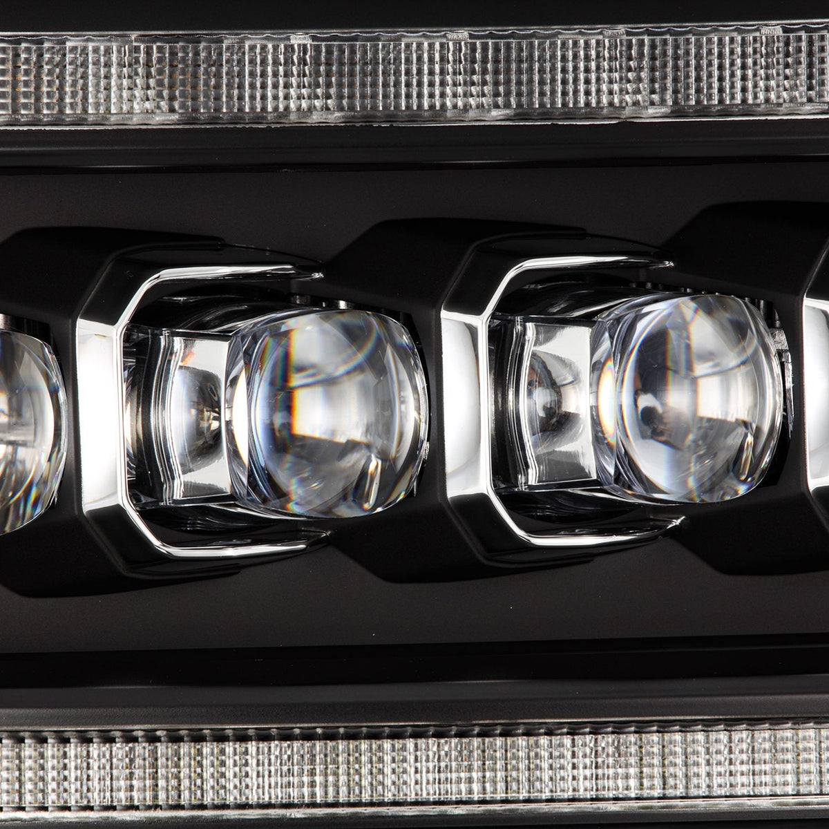 AlphaRex 09-18 Ram Truck (MK II 5th Gen 2500 Style) NOVA-Series LED Projector Headlights Black