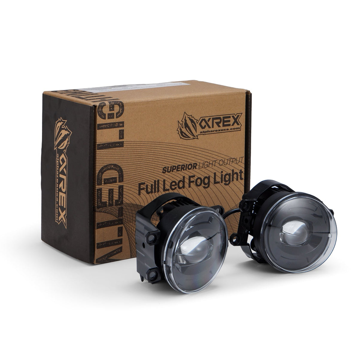 AlphaRex 14-21 Toyota Tundra MKII DoubleTap Dual Color LED Projector Fog Lights