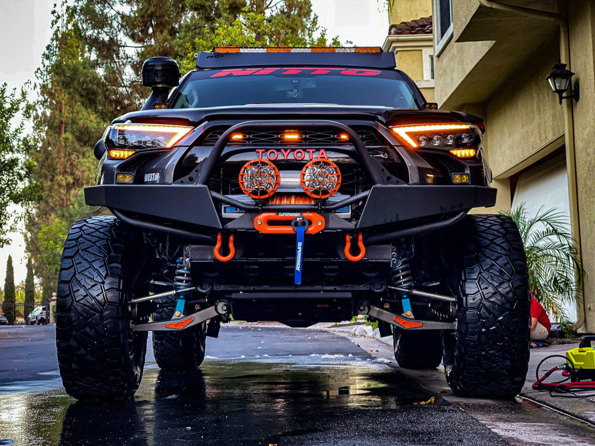 AlphaRex 14-24 Toyota 4Runner MK II NOVA-Series LED Projector Headlights Alpha-Black
