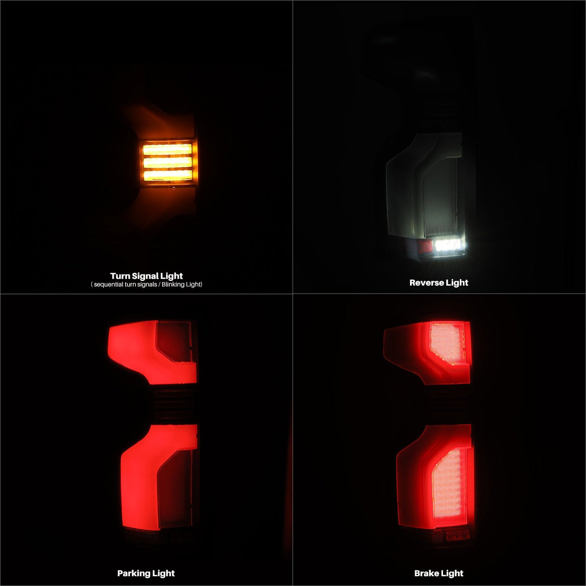 AlphaRex 19-26 Chevrolet Silverado 1500 / 20-26 Silverado 2500HD/3500HD LUXX-Series LED Tail Lights Black