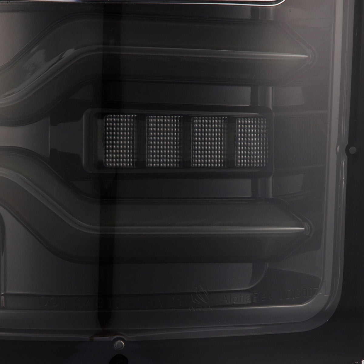 AlphaRex 19-24 Ram 1500 LUXX-Series LED Tail Lights Alpha-Black