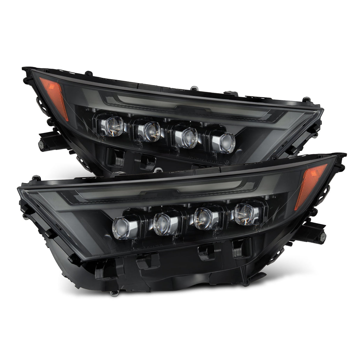 AlphaRex 19-25 Toyota RAV4 (High Trim) NOVA-Series LED Projector Headlights Alpha-Black