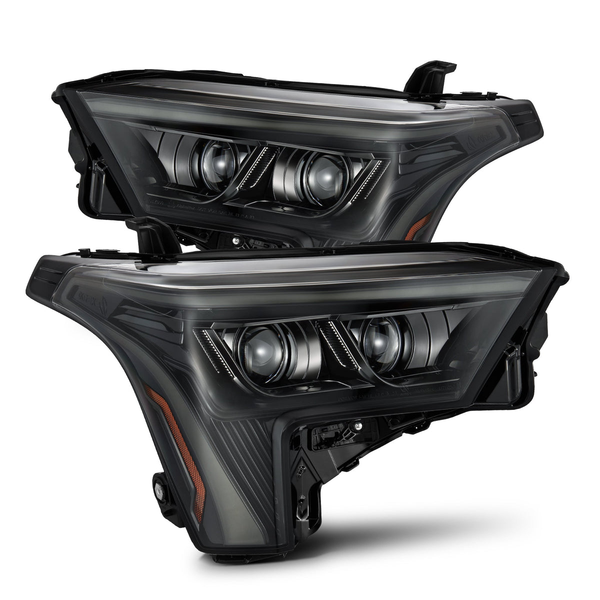AlphaRex 22-26 Toyota Tundra/Sequoia LUXX-Series LED Projector Headlights Alpha-Black