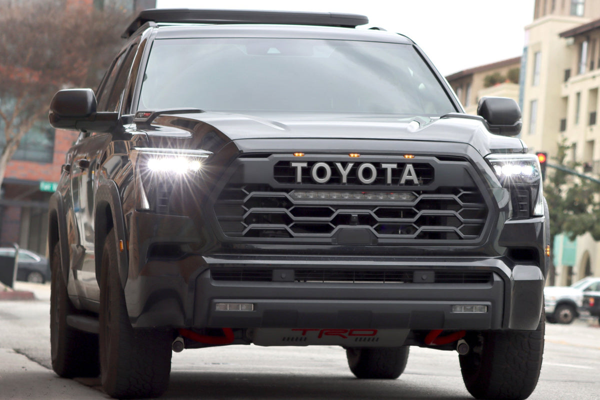 AlphaRex 22-26 Toyota Tundra/Sequoia NOVA-Series LED Projector Headlights Black