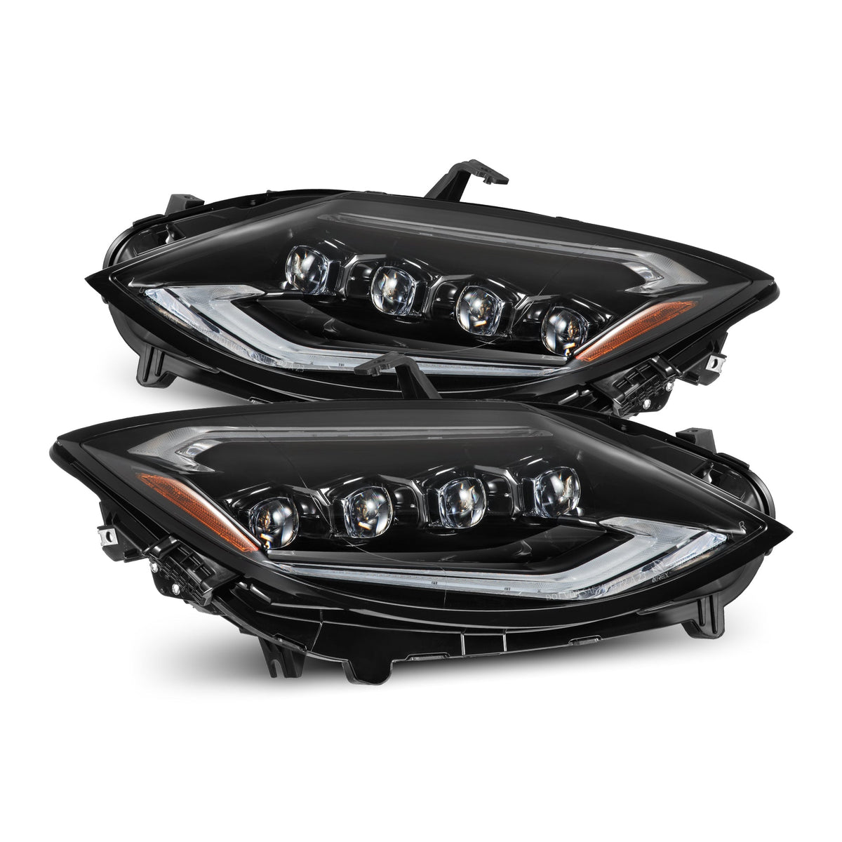 AlphaRex 23-26 Nissan Z NOVA-Series LED Projector Headlights Alpha-Black