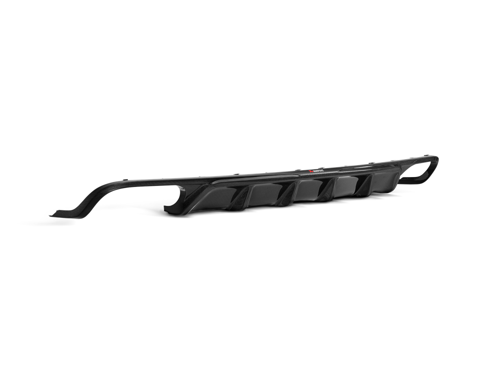 Akrapovic Rear Carbon Fibre Diffuser - Gloss for Porsche Macan GTS