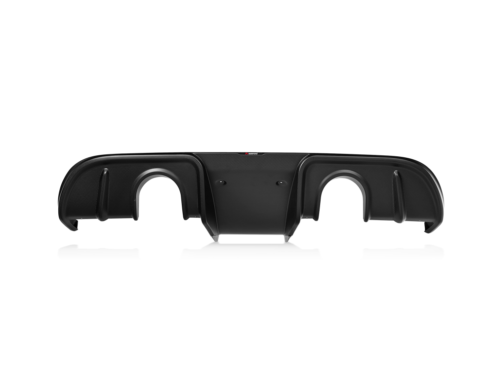 Akrapovic Rear Carbon Fibre Diffuser - Matte for Porsche 718 Cayman