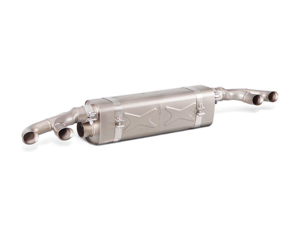 Akrapovic Slip-On Line (Titanium) for Porsche 911 Turbo / Turbo S (991.2)