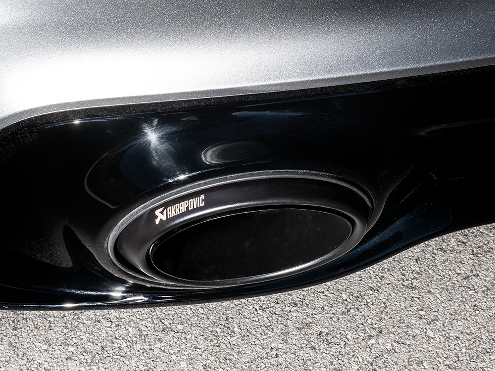 Akrapovic Titanium Tail Pipe Set in Black for Porsche 911 Turbo / Turbo S / Cabriolet / Sport Classic (992)