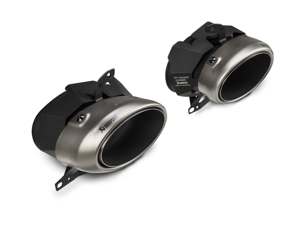 Akrapovic Titanium Tail Pipe Set for Porsche 911 Turbo / Turbo S / Cabriolet / Sport Classic (992)