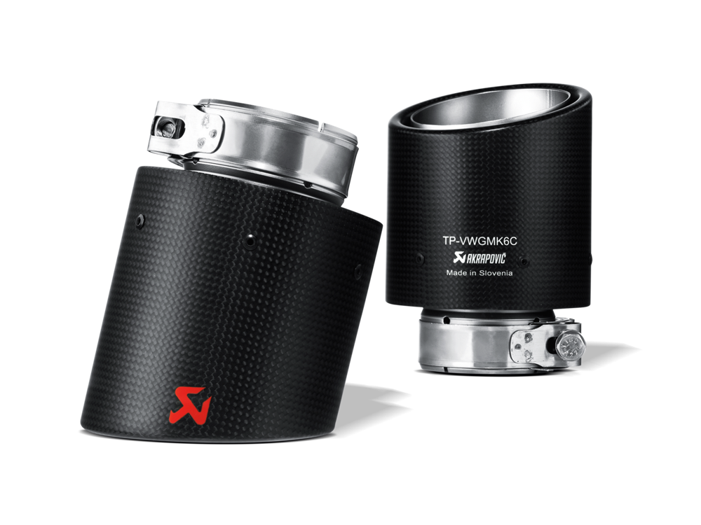 Akrapovic Carbon Tail Pipe Set for Volkswagen Golf (VI) GTD