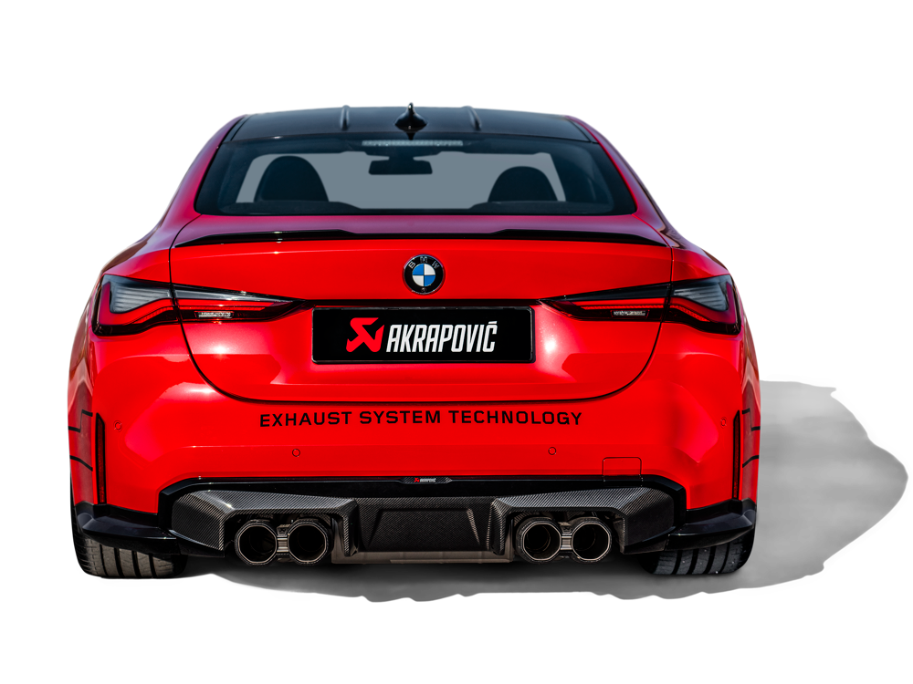 Akrapovic Rear Carbon Fibre Diffuser - Gloss Black for M3/M4 (G8X)
