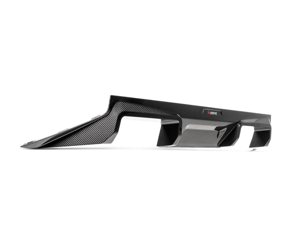 Akrapovic Rear Carbon Fibre Diffuser - Gloss for BMW G87 M2