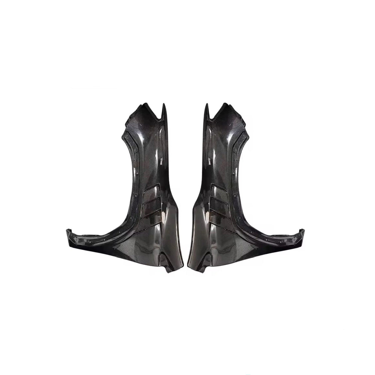Vero Motorsport Subaru WRX VB vented carbon fibre front fenders 2022+, detail view