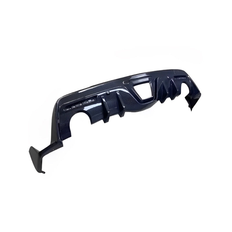Vero Motorsport Toyota Supra A90 MK5 MB style carbon fibre rear diffuser, close-up
