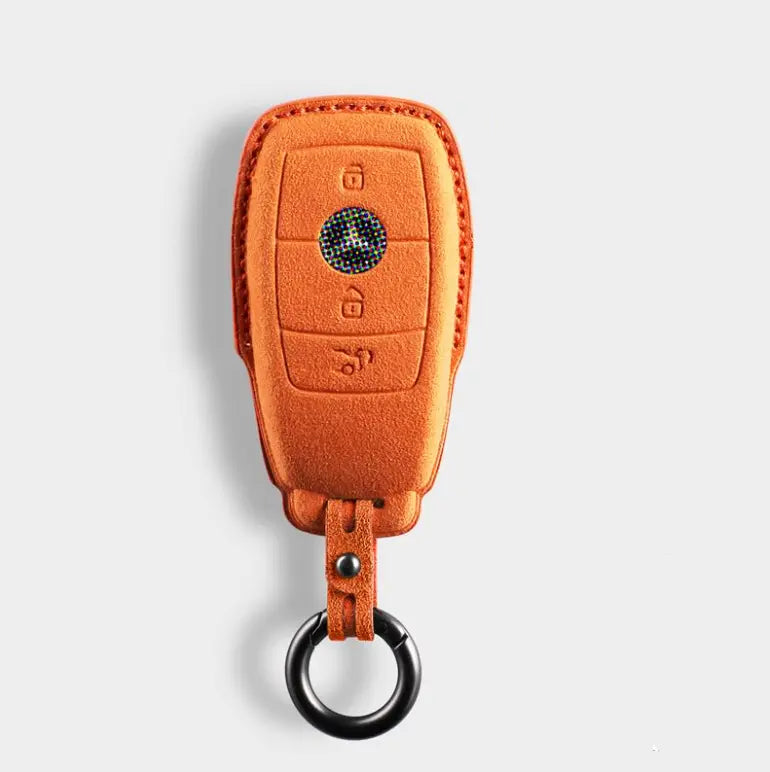 Vero Motorsport Mercedes-Benz Alcantara suede key cover side view