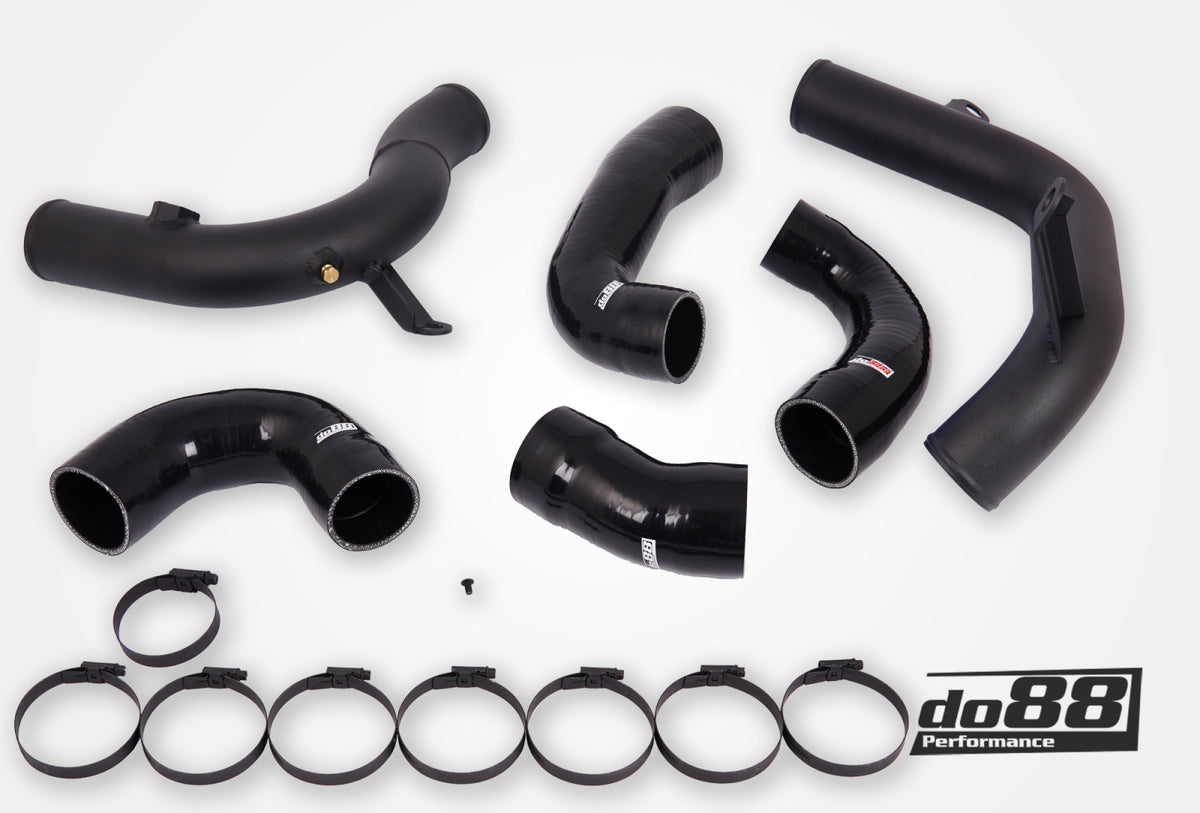 do88 do88 AUDI SEAT SKODA VW 1.8 / 2.0 TSI (MQB) OEM IC Pressure pipes, Black hoses - TR-340-OE-3-S