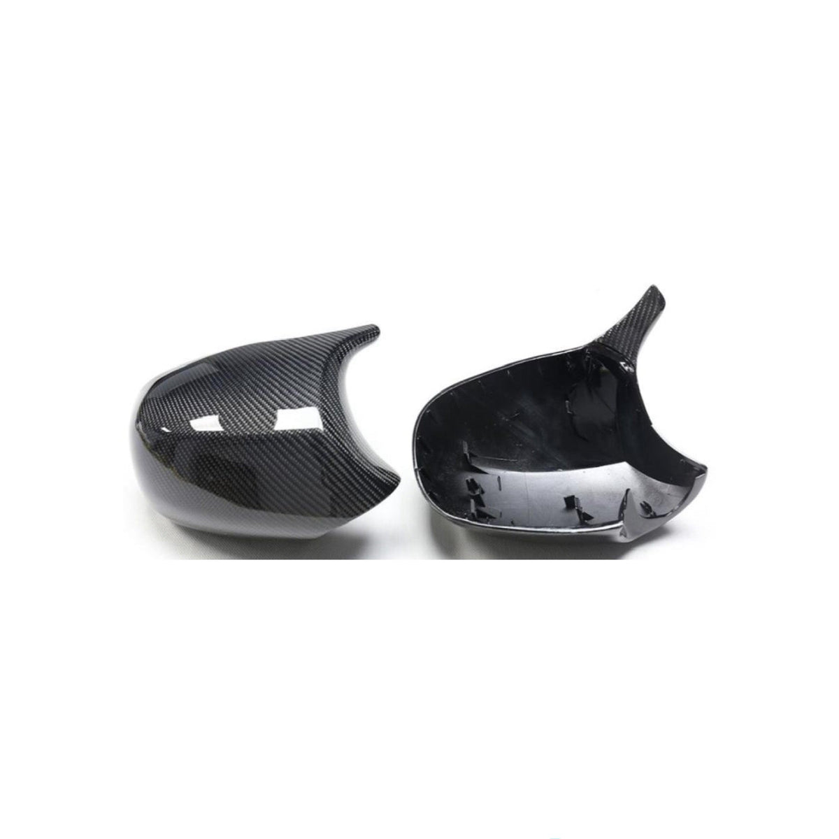 Vero Motorsport BMW E87 E82 E88 E90 E92 E93 M style carbon fibre mirror caps, detail view