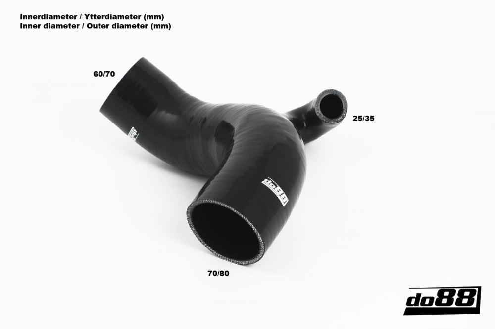 do88 do88 Volvo 740/760/780 Turbo 1983-1989 Inlet hose Black - do88-kit134S