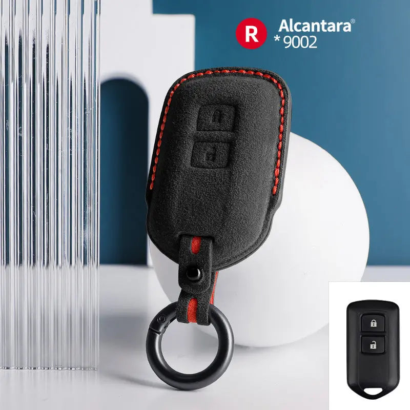 Vero Motorsport Toyota Alcantara key cover Type R detail view