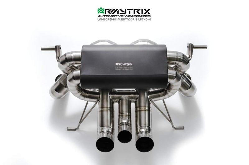 Armytrix Titanium Valvetronic Cat Back Exhaust System Lamborghini Aventador S LP740-4 16+