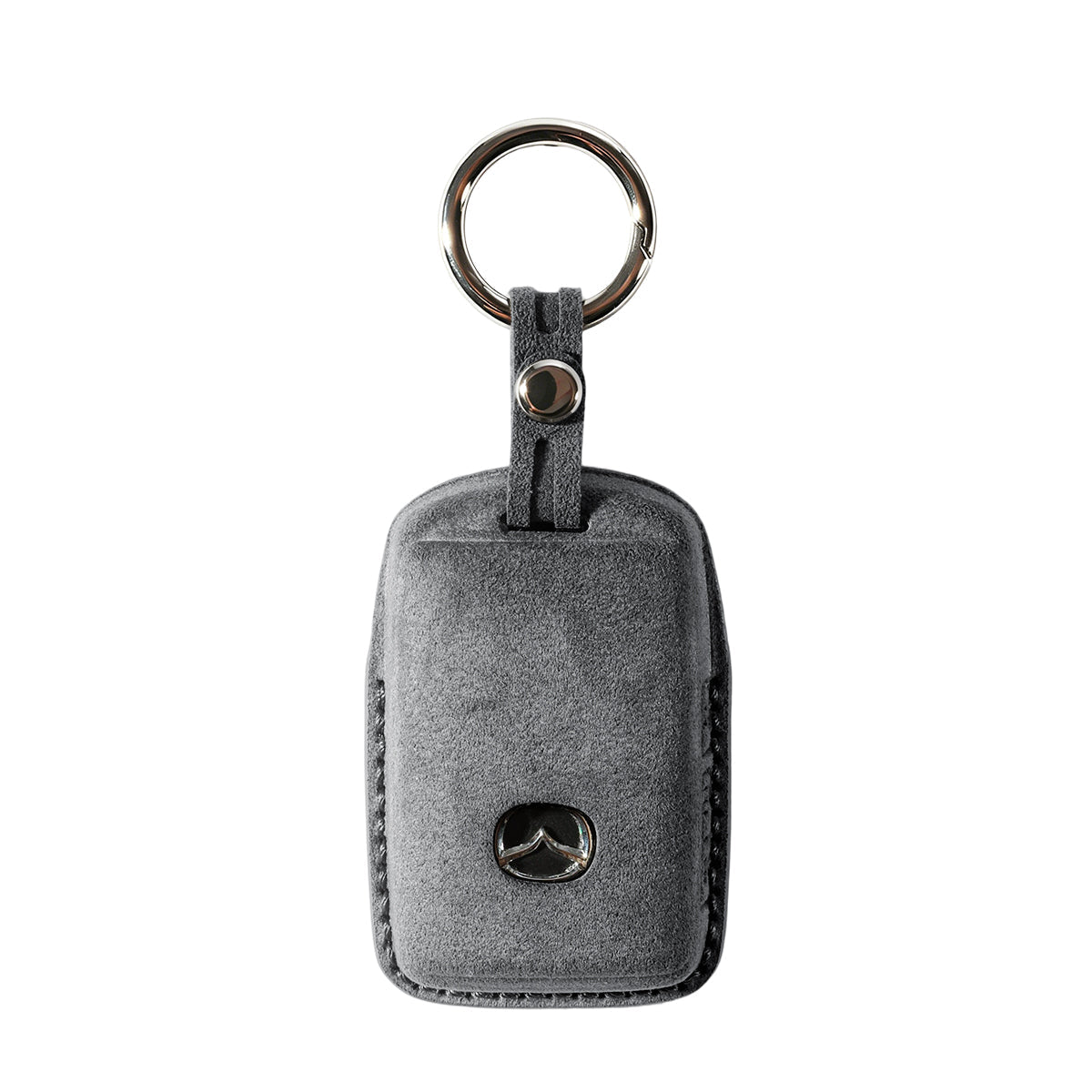 Vero Motorsport Mazda Alcantara key cover Type C 3 button detail view