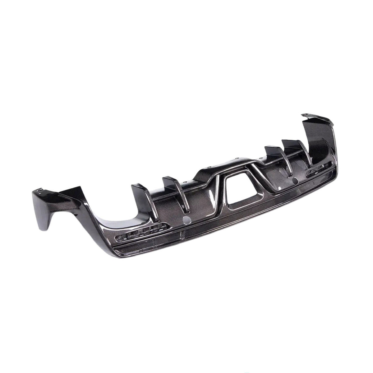 Vero Motorsport Toyota Supra A90 MK5 carbon fibre rear diffuser, fitted view