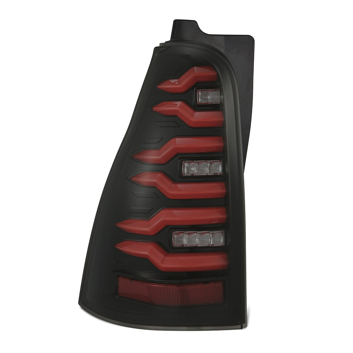AlphaRex 03-09 Toyota 4Runner LUXX-Series LED Tail Lights Black-Red