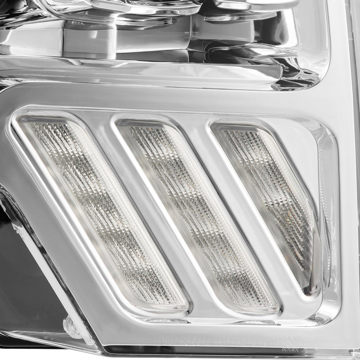 AlphaRex 09-14 Ford F150 MKII LUXX-Series LED Projector Headlights Chrome