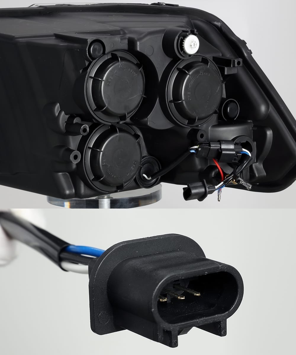 AlphaRex 09-18 Ram Truck MK II PRO-Series Halogen Projector Headlights Alpha-Black