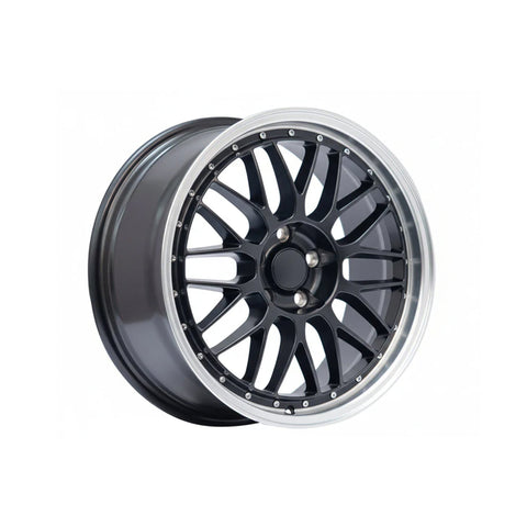 WWC 506 | LeMans Split-Spoke Flow-Form Wheel – Black Machine Lip