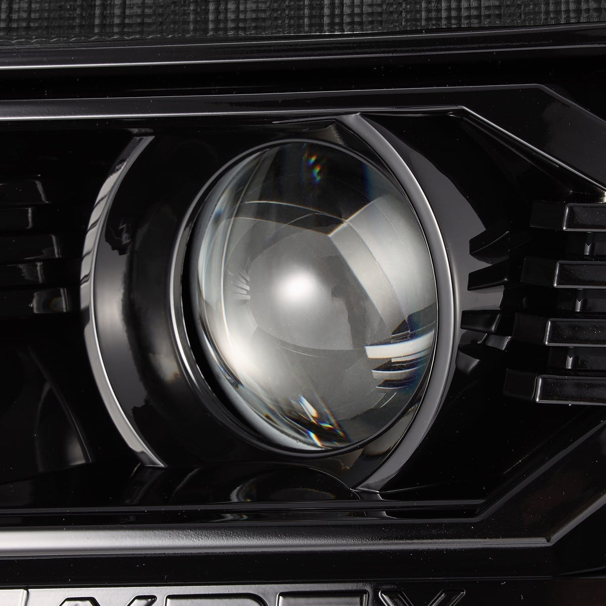 AlphaRex 12-15 Toyota Tacoma PRO-Series Halogen Projector Headlights Alpha-Black