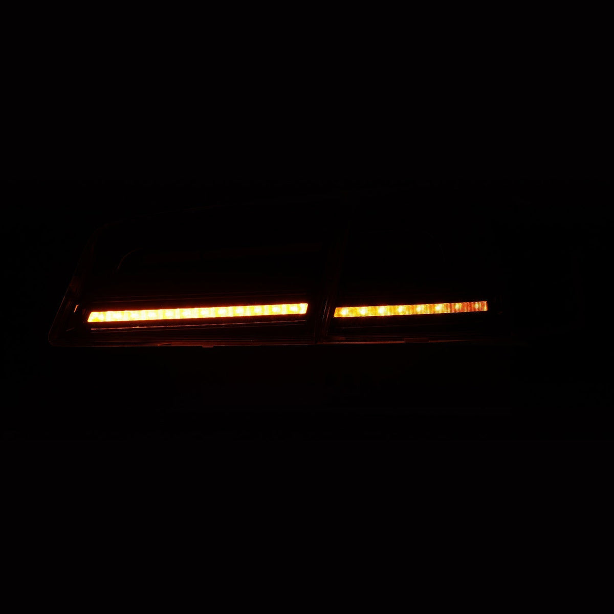 AlphaRex 12-21 Tesla Model S LUXX-Series LED Tail Lights Black-Red (With Black Trunk Center Piece Replacement)