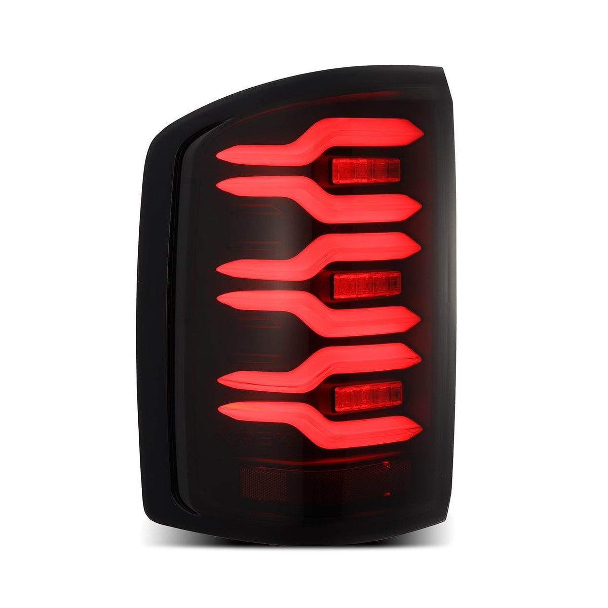AlphaRex 14-18 GMC Sierra 1500/2500HD/3500HD LUXX-Series LED Tail Lights Black