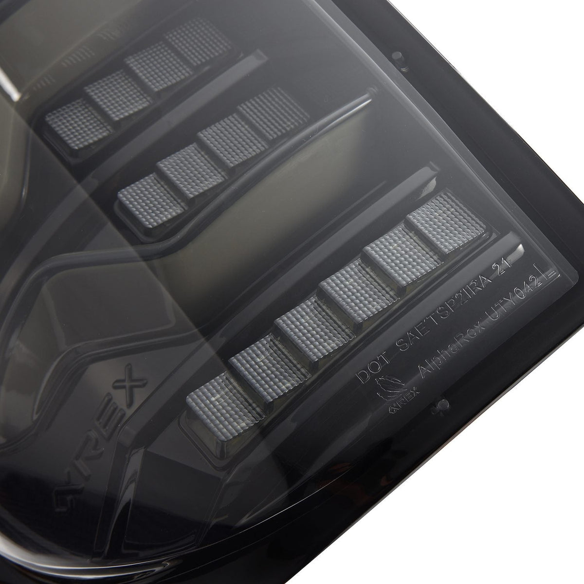AlphaRex 14-21 Toyota Tundra LUXX-Series LED Tail Lights Alpha-Black