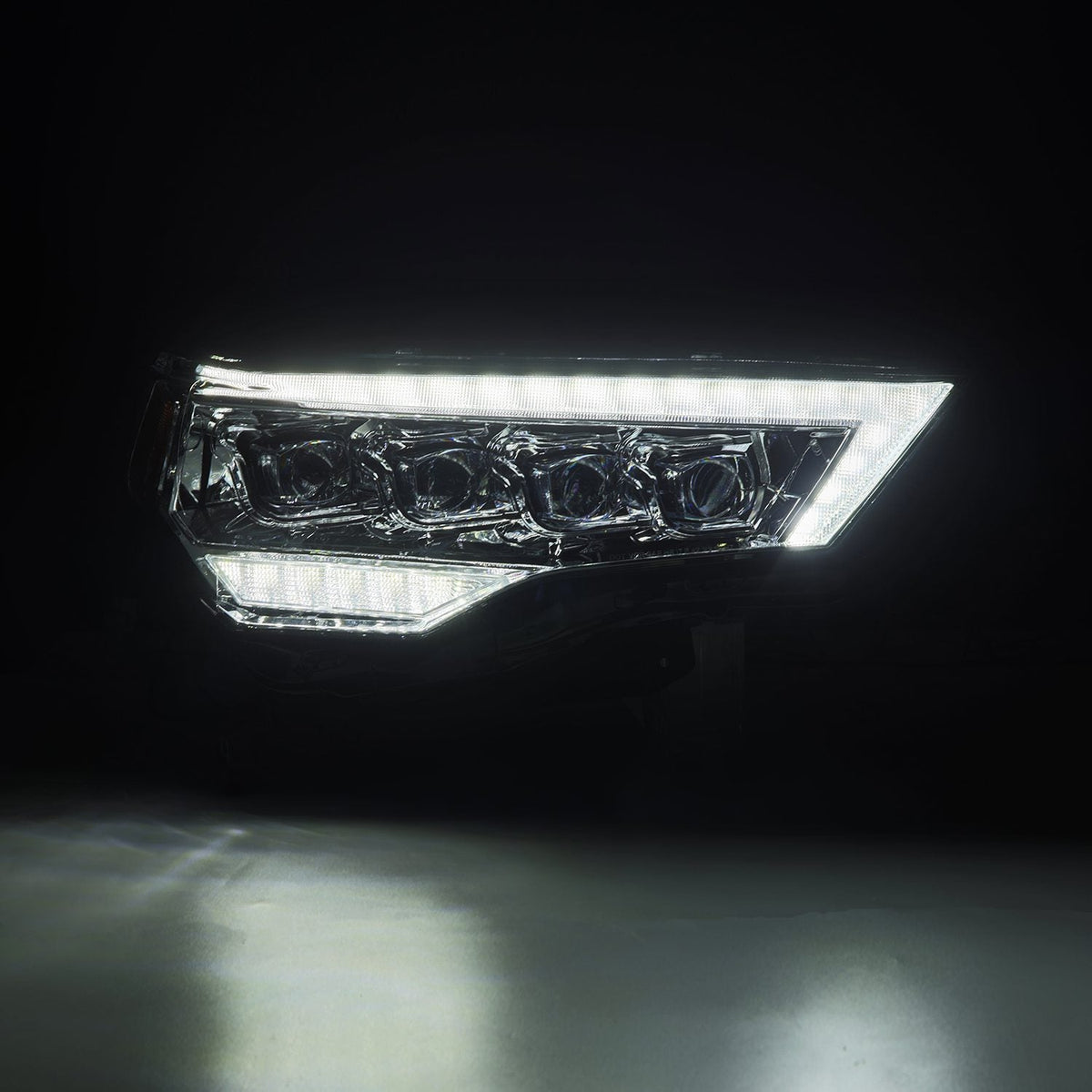 AlphaRex 14-24 Toyota 4Runner MK II NOVA-Series LED Projector Headlights Chrome