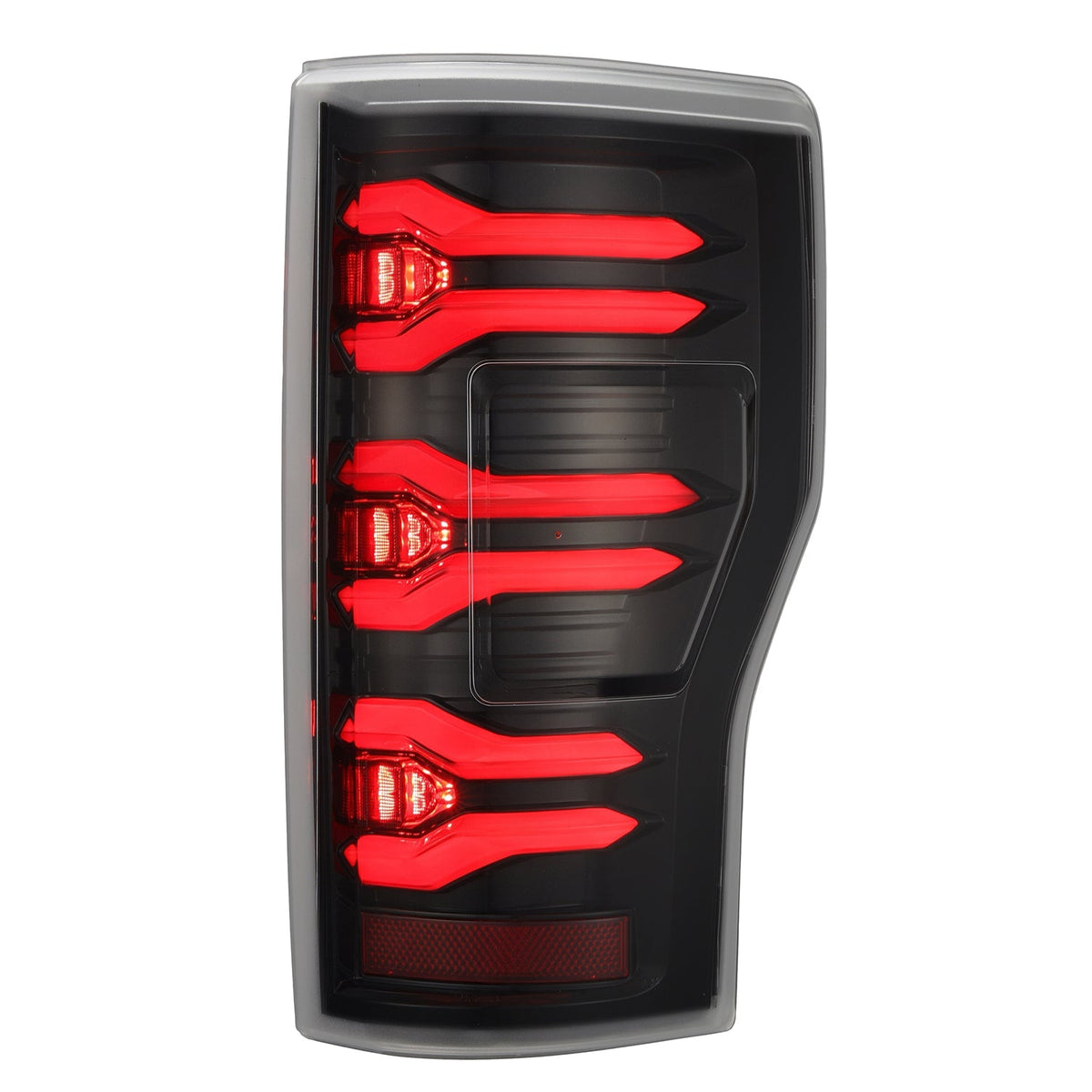 AlphaRex 17-22 Ford Super Duty LUXX-Series LED Tail Lights Alpha-Black