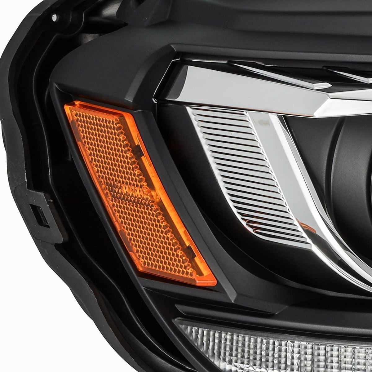 AlphaRex 19-23 Ford Ranger LUXX-Series LED Projector Headlights Black