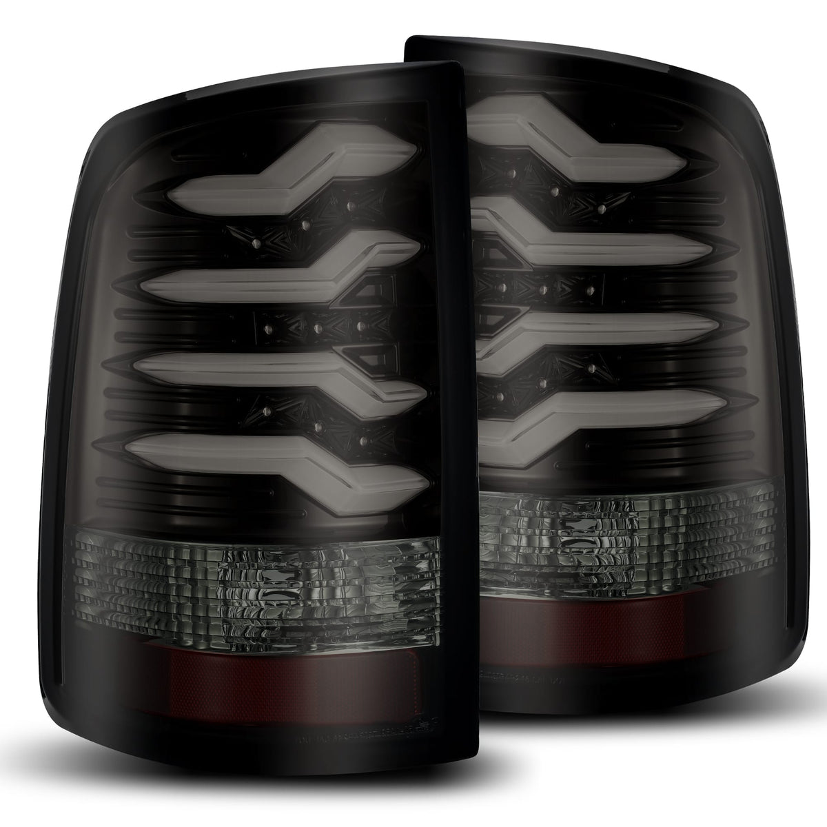 AlphaRex 19-24 Ram 2500/3500 PRO-Series LED Tail Lights Jet Black