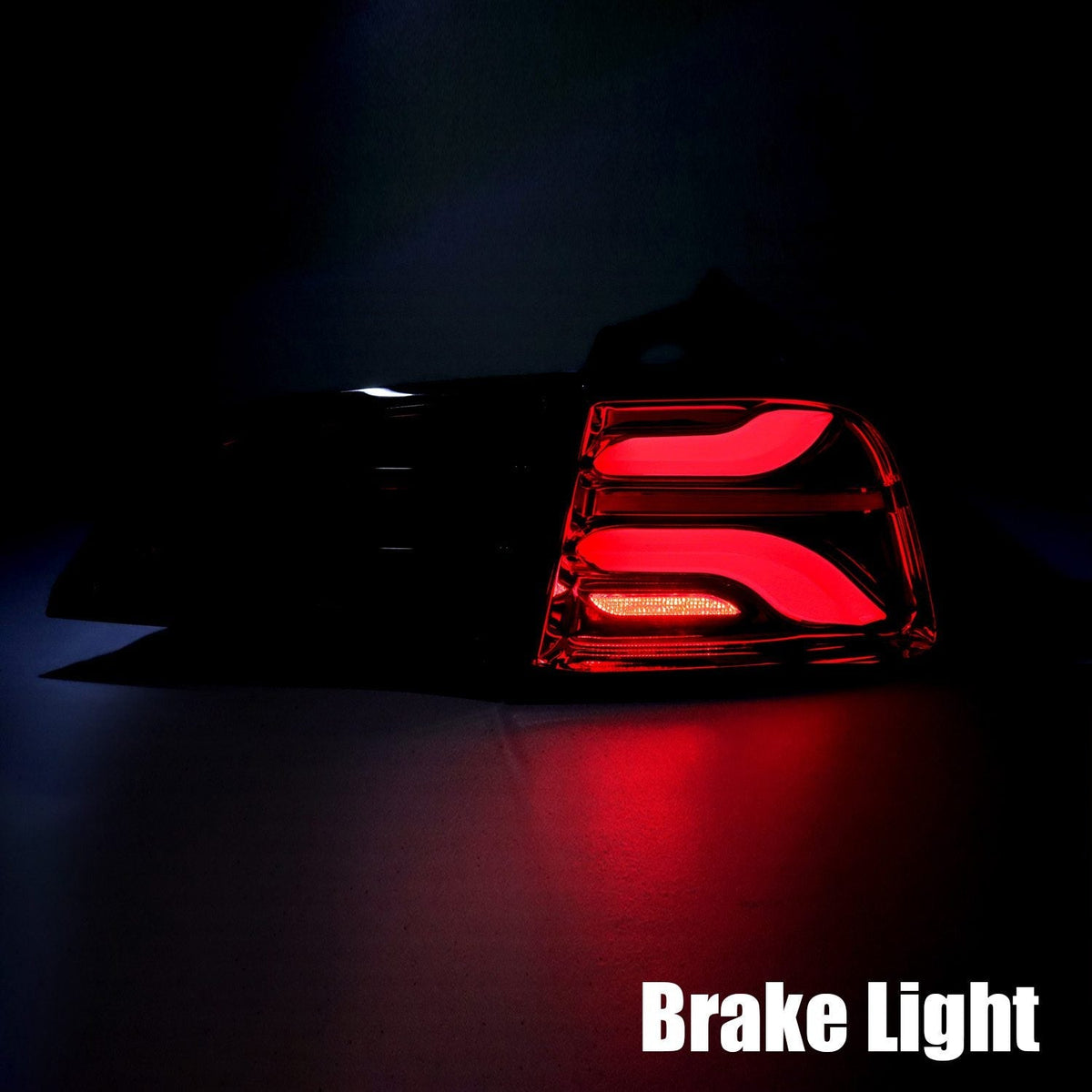 AlphaRex 20-24 Tesla Model Y / 22-23 Model 3 (With Stock Amber Turn Signal) PRO-Series LED Tail Lights Red Smoke