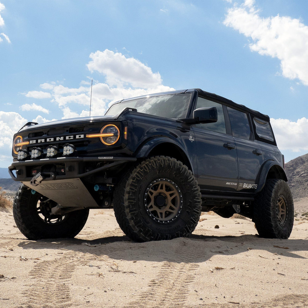 AlphaRex 21-26 Ford Bronco / 22-26 Ford Bronco Raptor NOVA-Series LED Projector Headlights Alpha-black