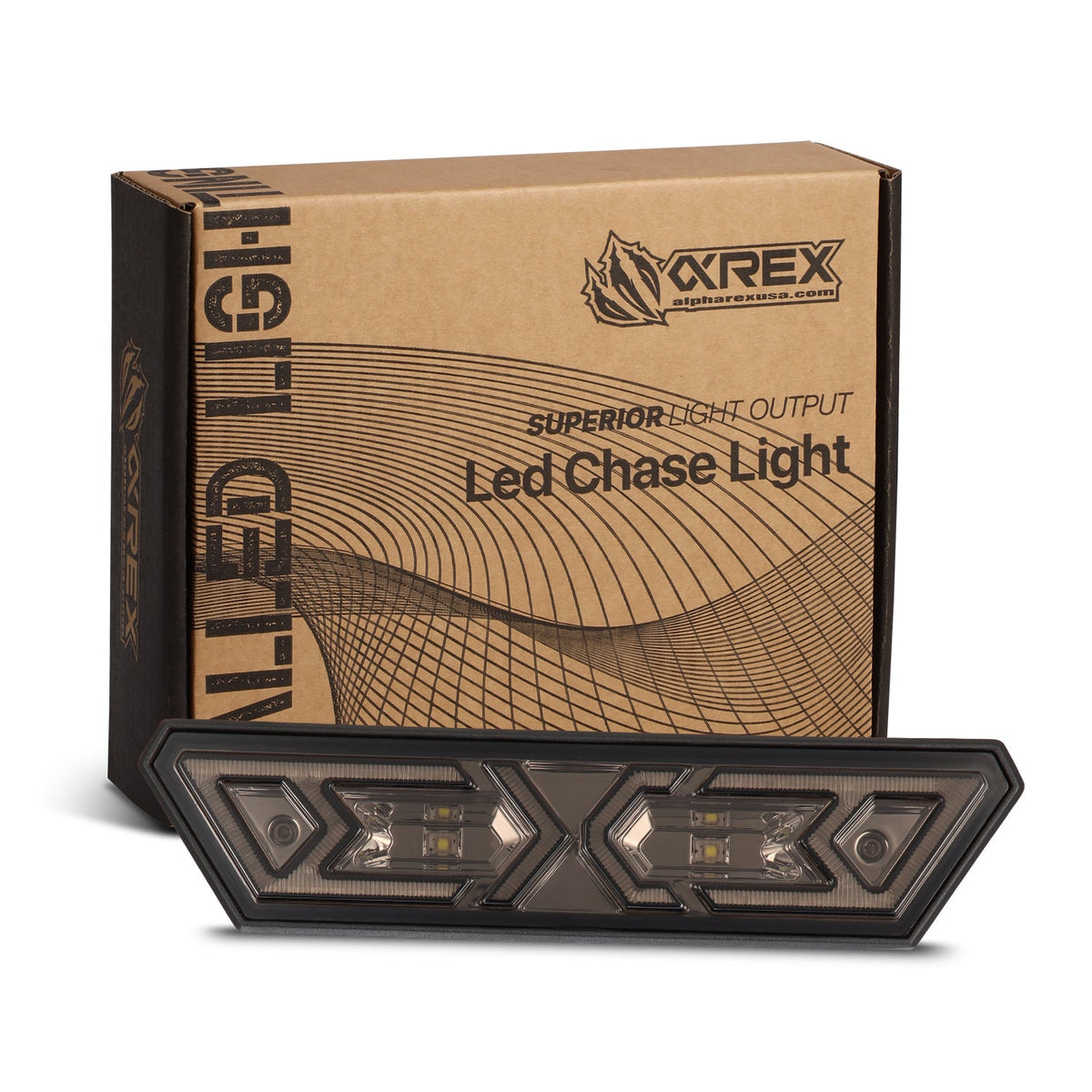 AlphaRex AlphaRex Arrow-X Multi-functional Off-Road Chase Light - Black Smoke