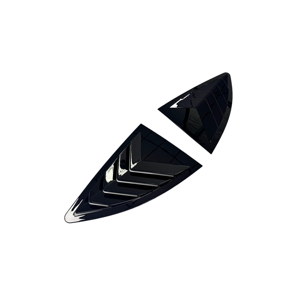 Vero Motorsport Toyota 86 ZN6 side window louvres 2012-2021, angle view