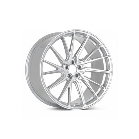 WWC 3S055 | Split-Spoke Flow-Form Wheel – Silver Machined Face