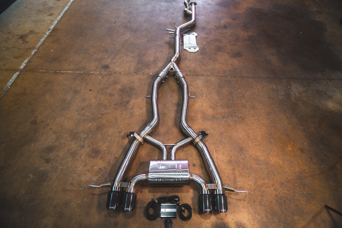 Valvetronic Designs valved sport exhaust for BMW G87 M2