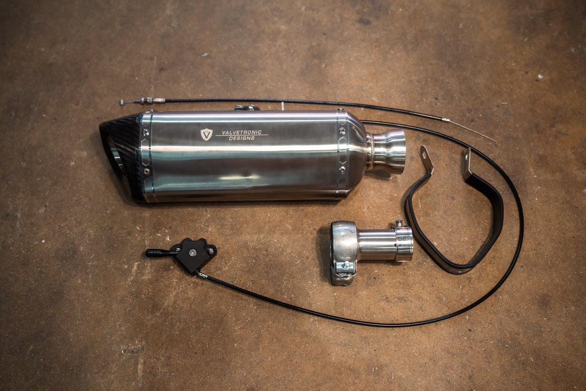 Valvetronic Designs Valvetronic Motorcycle Valved Muffler