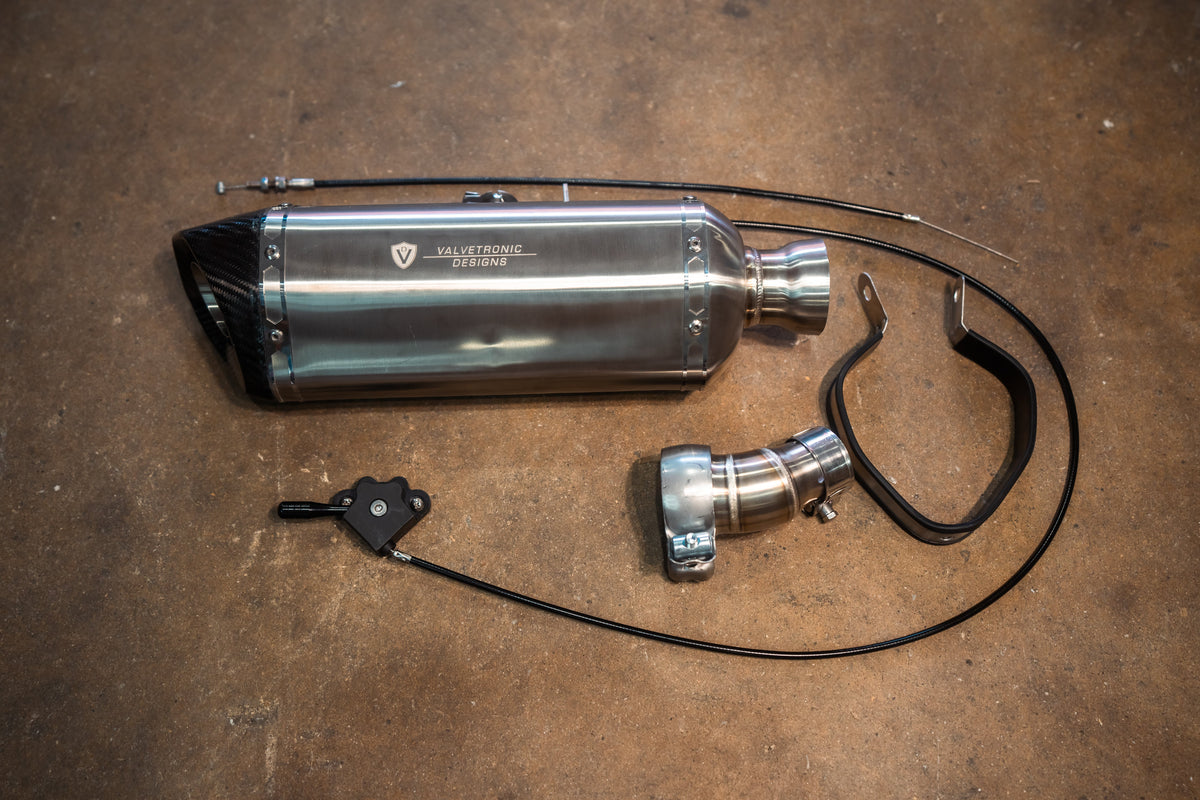 Valvetronic Designs Valvetronic Motorcycle Valved Muffler