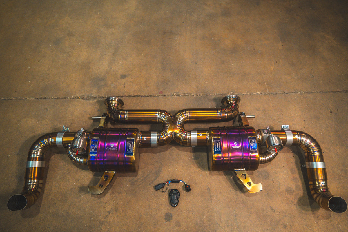 Valvetronic Designs valved sport exhaust for Audi R8