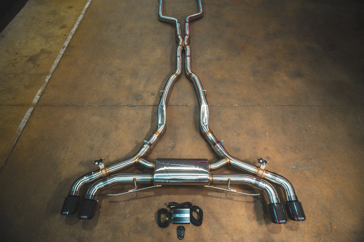 Valvetronic Designs valved sport exhaust for BMW X5M X6M F95 F96
